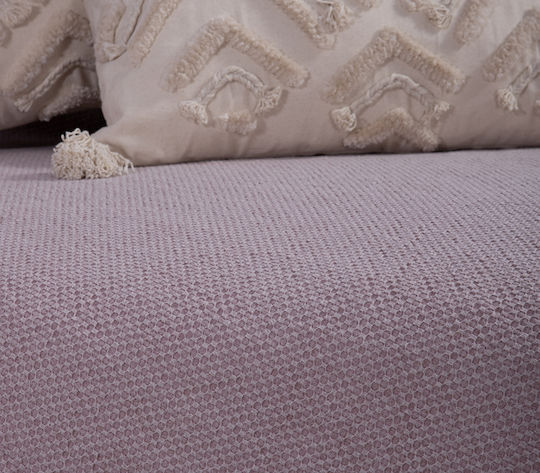 Nef-Nef Homeware Betty Ριχτάρι Διθέσιου Καναπέ Ζακάρ 180x250εκ. Mauve