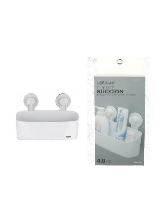 Bathlux Wall Mounted Bathroom Shelf Plastic 24.3x9.2x17.9cm