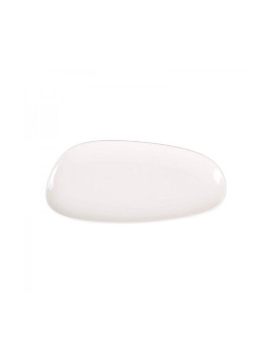 Bonna Platou de Servire Oval din Porțelan Albă 36x17buc 1buc