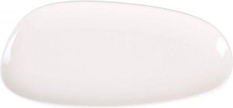 Bonna Platou de Servire Oval din Porțelan Albă 36x17buc 1buc