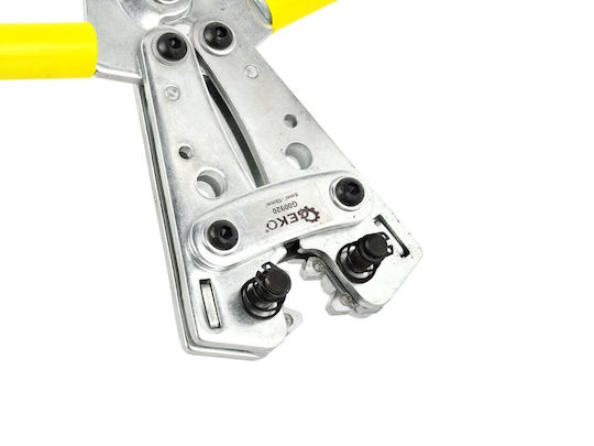 Geko Brass Crimping Pliers Cross-Section Range 6 - 50mm² Length 50mm