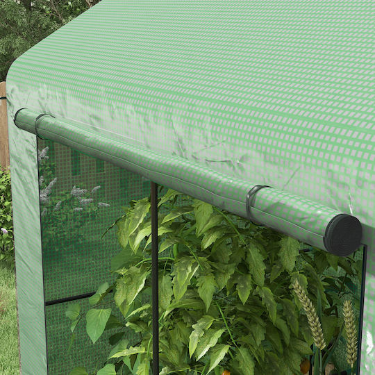 Outsunny 845-939V00GN Оранжерия Къща 2x1.4x2m