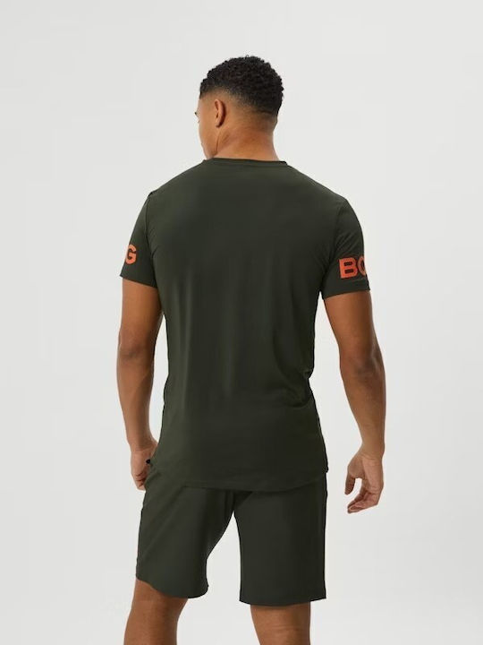 Αθλητικό T-shirt Χακί