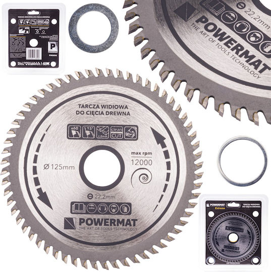 Powermat Δίσκος Θαμνοκοπτικού 125mm