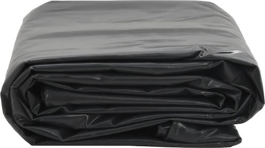 vidaXL Waterproof Tarpaulin 600gr/m² 2x1.5m. Heavy Duty Black