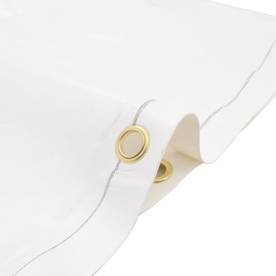 vidaXL Waterproof Tarpaulin 600gr/m² 2x1.5m. Heavy Duty White