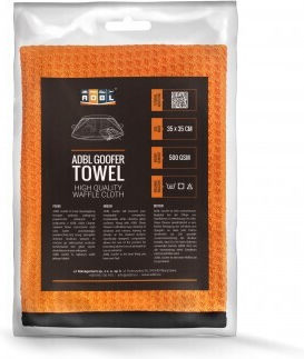 ADBL Lavetă Microfibră de curățenie pentru Windows Auto 500gsm Portocaliu 35x35cm