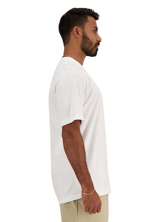 New Balance Men's Athletic T-shirt Short Sleeve White