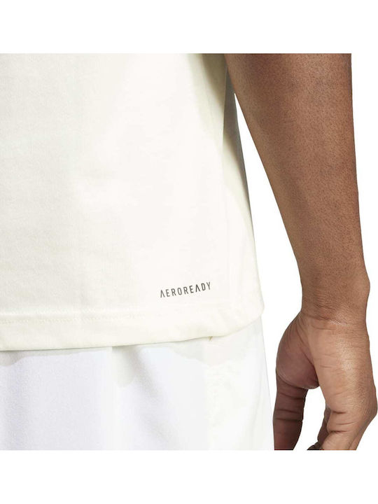 adidas Aeroready IS2414 Herren Beige Tennisbekleidung