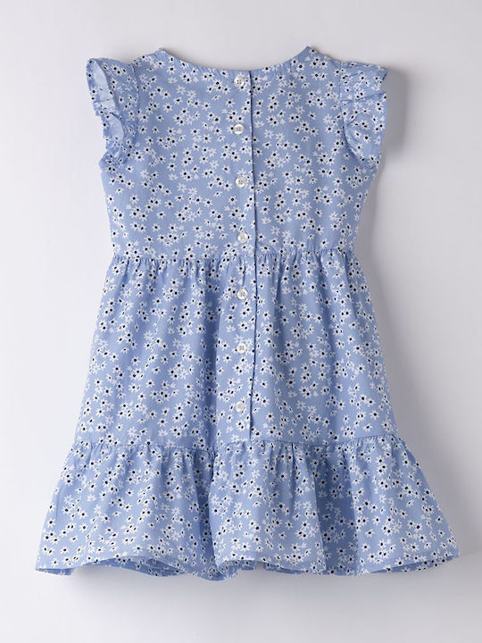 iDO Woven Kids Dress Blue