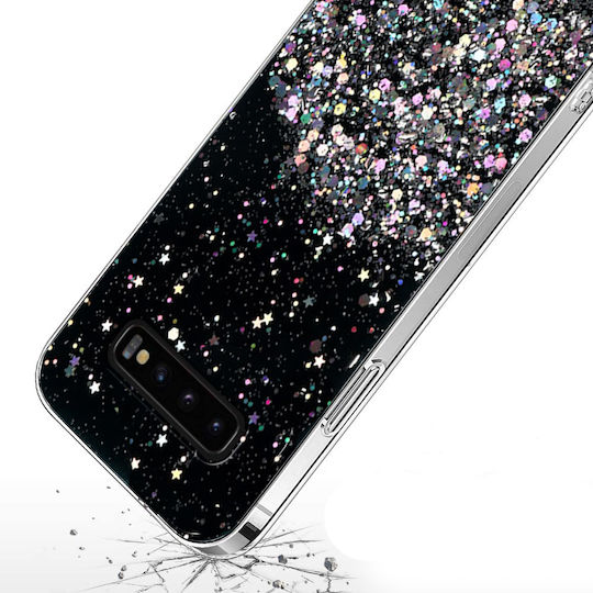 Erbord Umschlag Rückseite Kunststoff / Silikon Schwarz (Galaxy S10 5G)