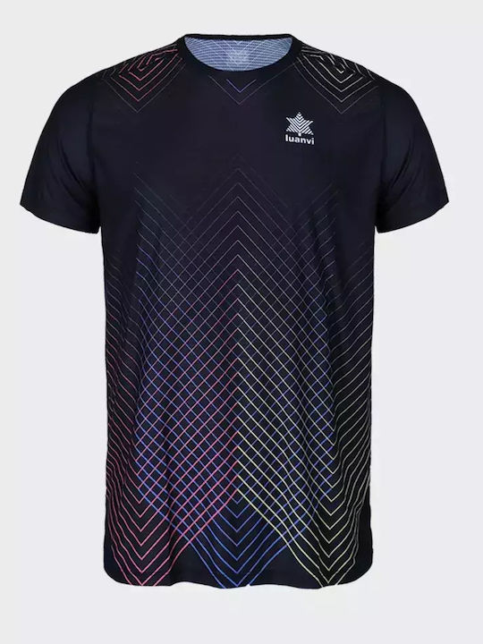 Sportliche Herrenbluse Kurzarm Schwarz