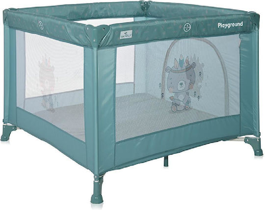 Lorelli Arctic Indian Playpen with Mattress Green 100x100cm