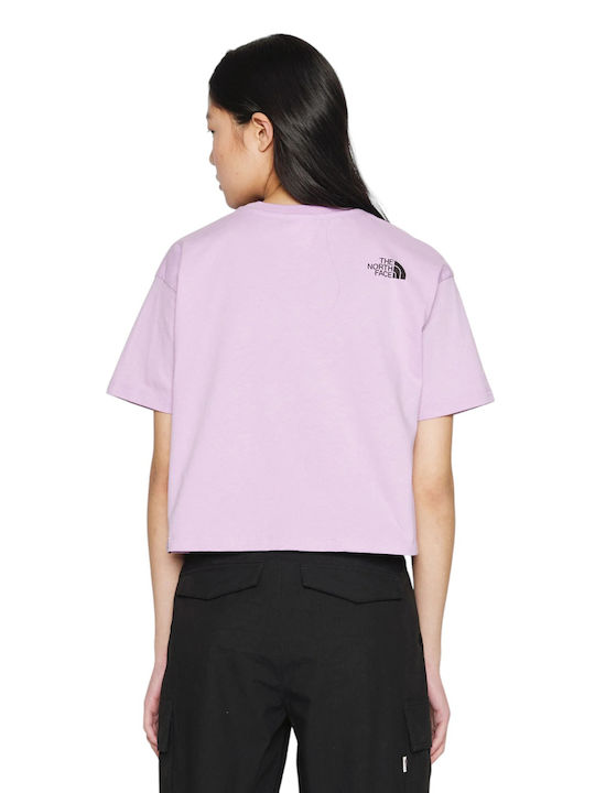 The North Face Women's Crop T-shirt Lilacc