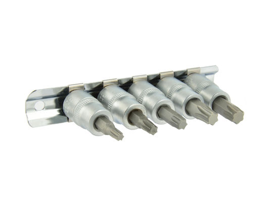 Geko Cheie tubulară cu Vârf Torx și Patrat de Prindere 3/8'' Dimensiune T25 / T30 / T40 / T45 / T50 1buc