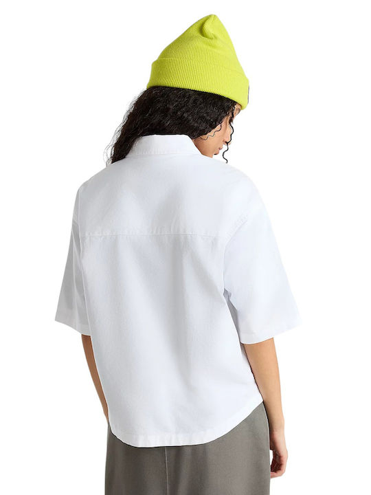 Vans Kurzärmelig Damen Hemd Weiß