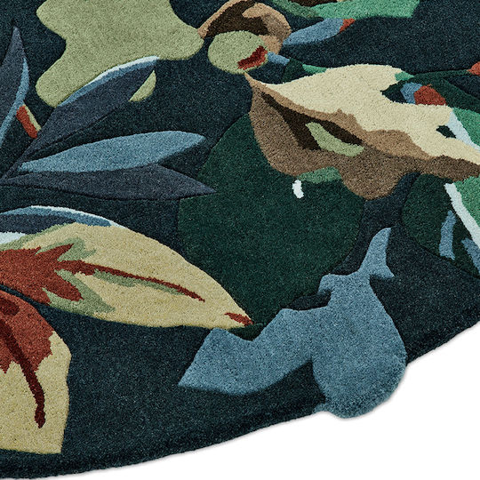 Sanderson Covor Rotund Pădure verde