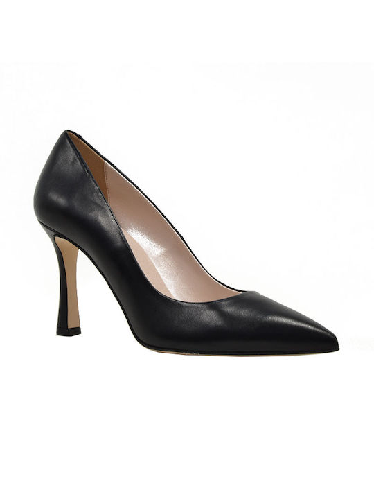 Fardoulis Leather Black Heels