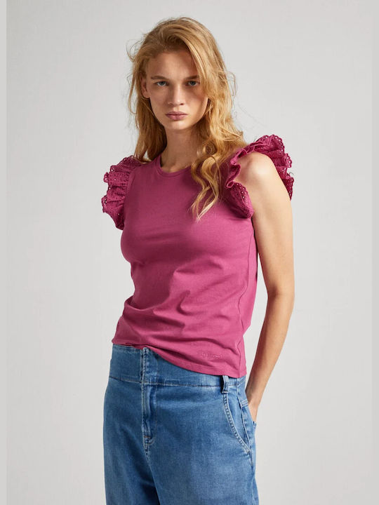 Pepe Jeans Femeie Tricou Violet