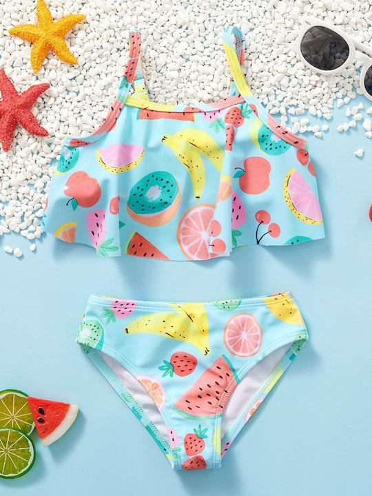 Kids swimwear for girls Fruit Green