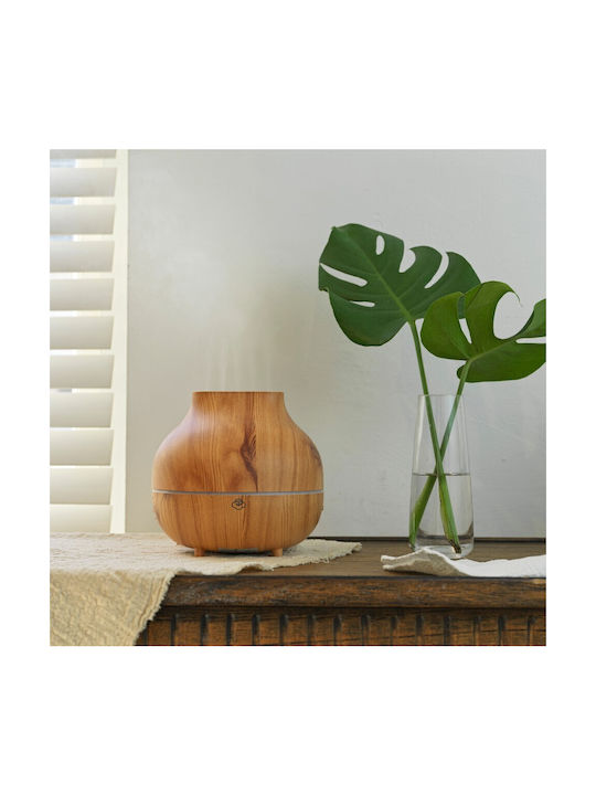 Serene House Led Συσκευή Αρωματοθεραπείας Υπερήχων με Χρονοδιακόπτη Καφέ