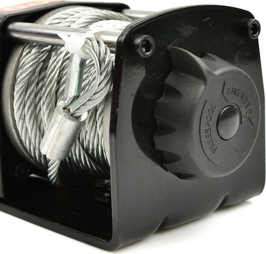 Geko Electric 4x4 Car Winch 12V with Towing Capacity 1134kg