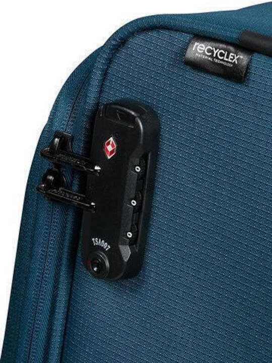 American Tourister Take2Cabin Reisekoffer Kabine Stoff Harbor Blau mit 4 Räder Höhe 55cm