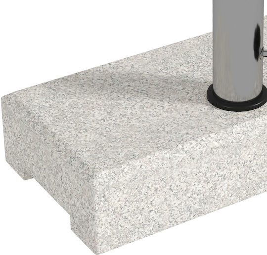 Outsunny Umbrella Stand made of Metal Gray 3.2x3.2x40cm