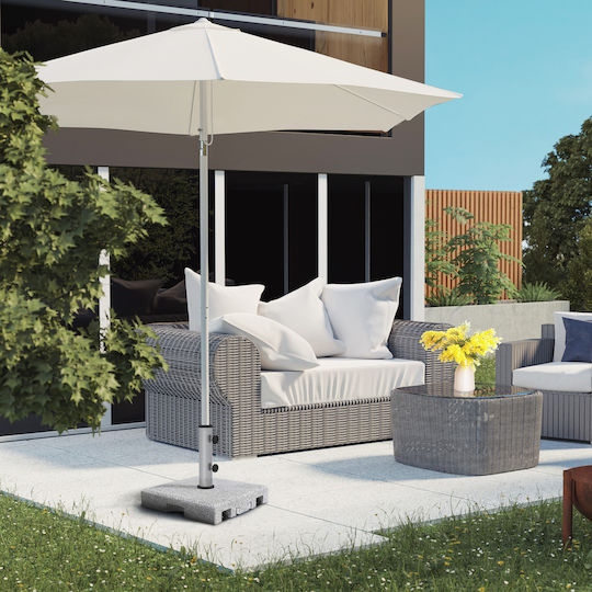 Outsunny Umbrella Stand made of Cement Gray 41x41x37.5cm
