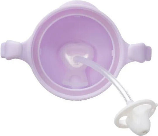 B.Box Kleinkinderbecher Sippy Cup aus Plastik Lila 240ml für 6m+m+