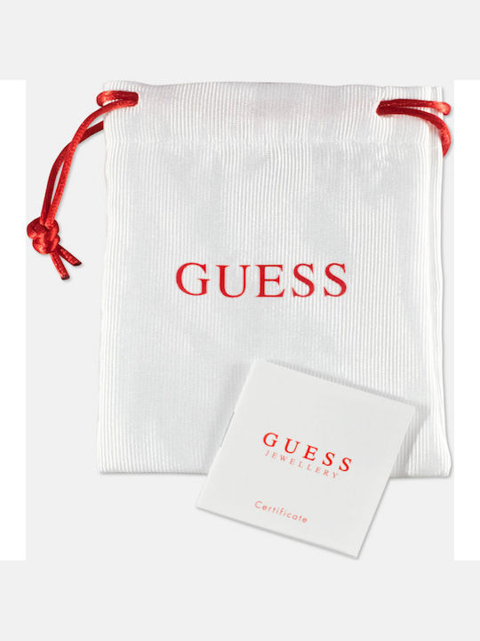 Guess Armband Riviera Party mit Design mit Steinen aus Stahl Vergoldet mit Zirkonia