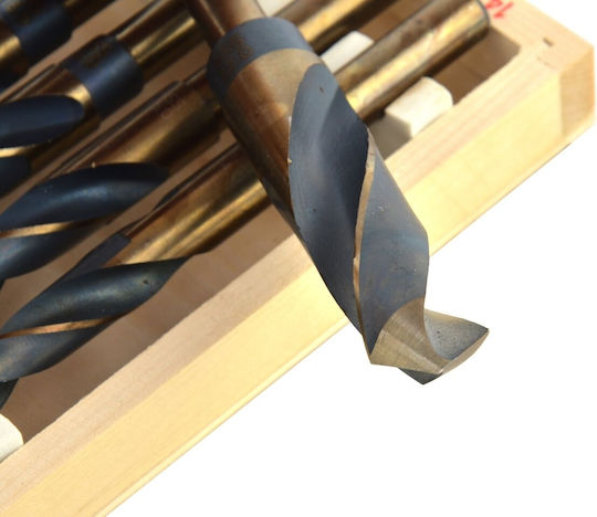 Geko Drill HSS Titanium with Cylindrical Shank for Metal και Wood 13mm / 16.5mm / 20.5mm / 25.5mm