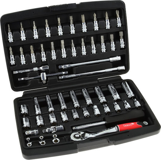 Tvardy Set 56 Burghie cu Tija Hexagonală