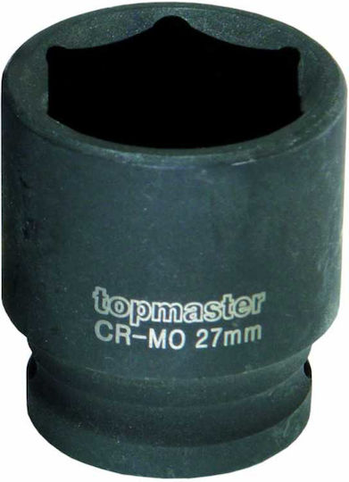 Topmaster Καρυδάκι Αέρος Εξάγωνο με Καρέ Υποδοχής HEX, 3/4" Διάμετρος 36 / 3/4" / 55