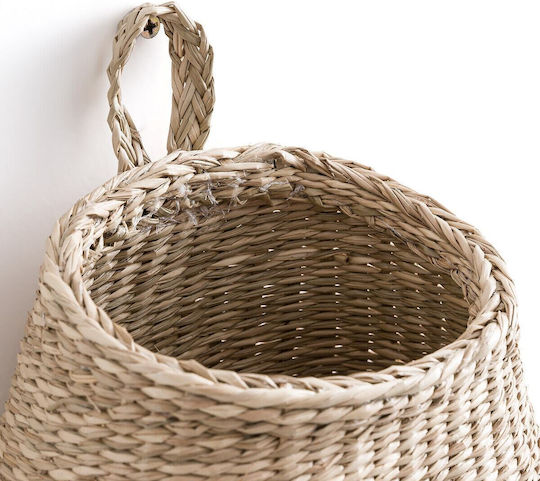 La Redoute Interieurs Dekorativer Korb Korbweide mit Griffen Beige 18cm
