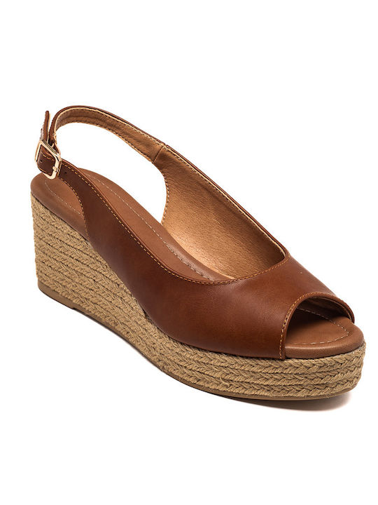 Voi & Noi Women's Platform Shoes Tabac Brown