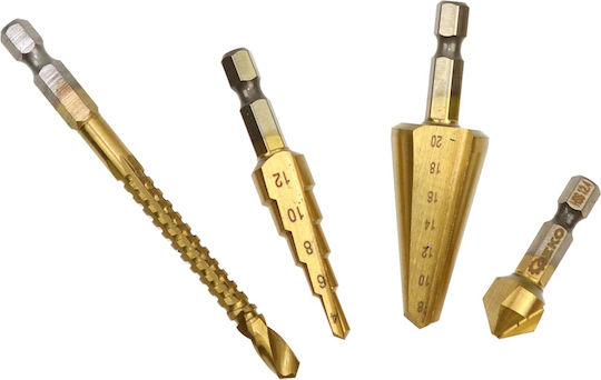 Geko Bohrer Türscharniere HSS 6mm x 12,4mm