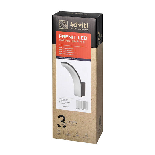 Adviti Wandmontierte Außen-Hutleuchte LED IP65 20W mit Natürliches Weiß Licht