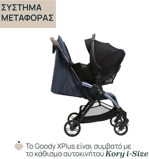 Chicco Goody Xplus Baby Stroller Suitable for Newborn Radiant Blue 7.5kg