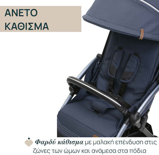 Chicco Goody Xplus Baby Stroller Suitable for Newborn Radiant Blue 7.5kg
