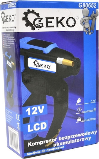 Geko Tire Pumpe G80652 Wiederaufladbar 12V