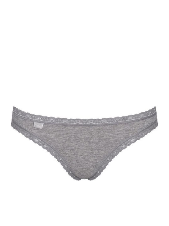 24/7 Weekend H Βαμβακερά Γυναικεία Slip 3Pack με Δαντέλα Πολύχρωμα