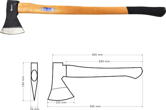 Holzbeil 1600gx32" Geko Premium G72215