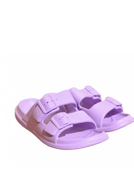 B-Soft Women's Flip Flops Purple