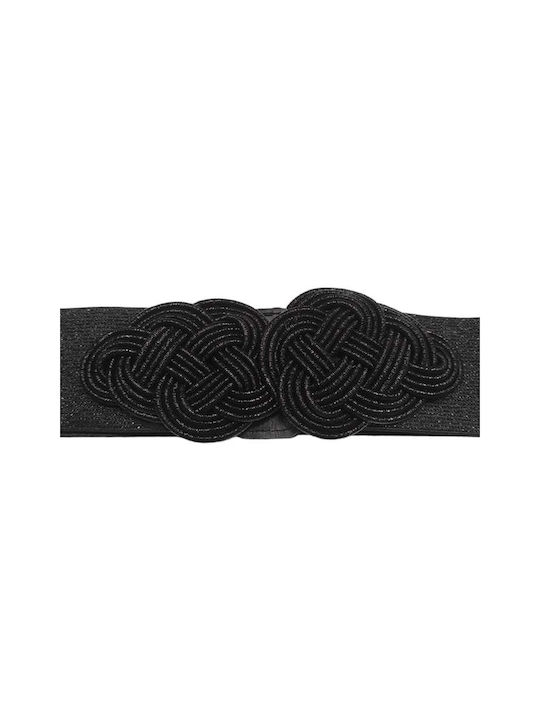 Elastic Women's Belt Black