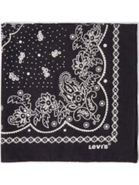 Levi's Paisley Damen Schal Schwarz