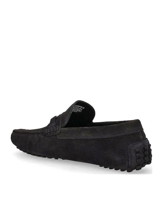 Suede Ανδρικά Loafers σε Μπλε Χρώμα