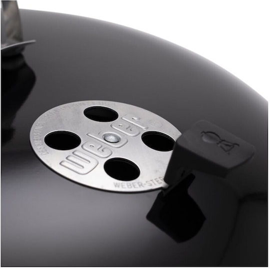 Weber Master-Touch E-5775 Rostfreier Stahl Holzkohlegrill mit Deckel 109cmx84cm