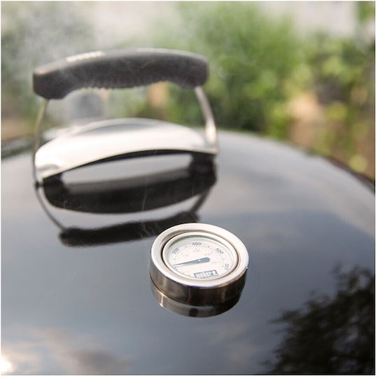 Weber Master-Touch E-5775 Rostfreier Stahl Holzkohlegrill mit Deckel 109cmx84cm
