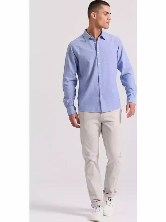 Long-sleeved Cotton Shirt Blueprint